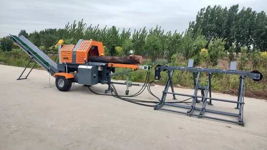 Cut 600mm! ! ! Hydraulic Auxiliary Forest Wood Cutter Firewood Splitter Log Equipment for Tree Cutting Machine