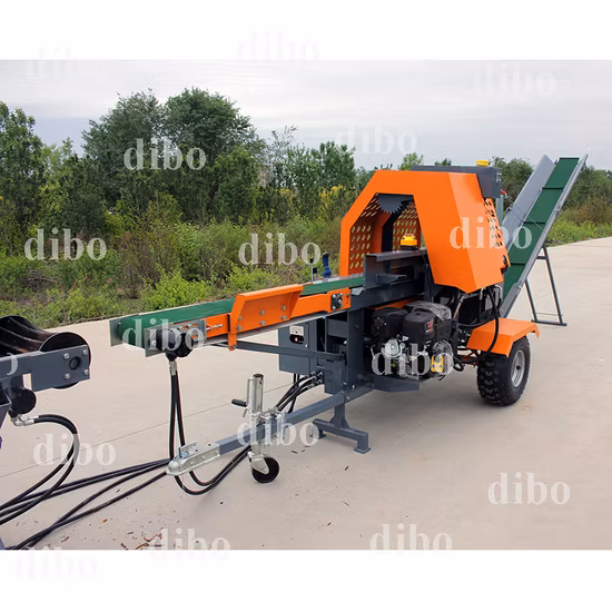 Cut 600mm! ! ! Hydraulic Auxiliary Forest Wood Cutter Firewood Splitter Log Equipment for Tree Cutting Machine