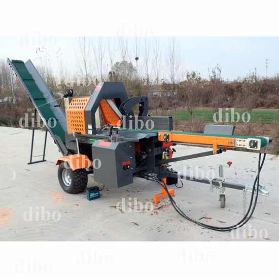 Cut 600mm! ! ! Hydraulic Auxiliary Forest Wood Cutter Firewood Splitter Log Equipment for Tree Cutting Machine